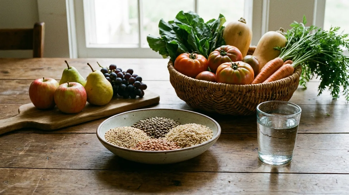 Apie dietas – subalansuotas šviežias maistas ir stiklinė vandens