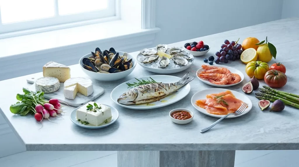 Mityba pagal kraujo grupę AB – jūros gėrybės, pieno produktai ir daržovės